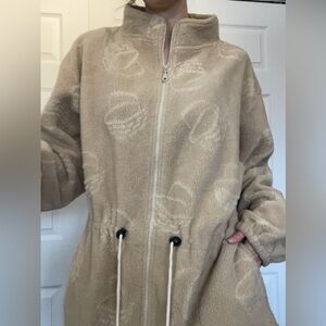 Black Mountain Jacket Women’s 2XL Men’s 2XL Tan fleece cozy adjustable